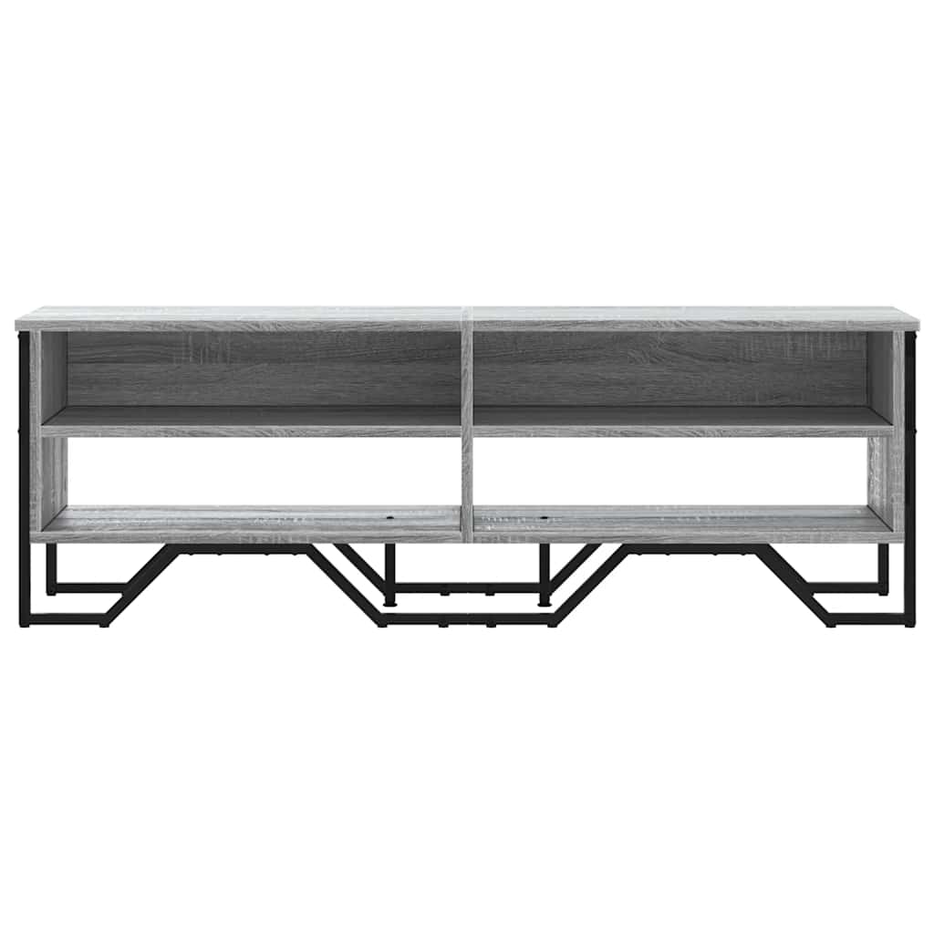 Έπιπλο Τηλεόρασης Γκρι Sonoma 122x34x41 εκ. από Επεξεργ. Ξύλο