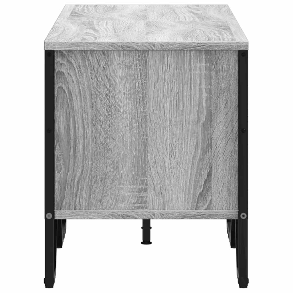 Έπιπλο Τηλεόρασης Γκρι Sonoma 122x34x41 εκ. από Επεξεργ. Ξύλο