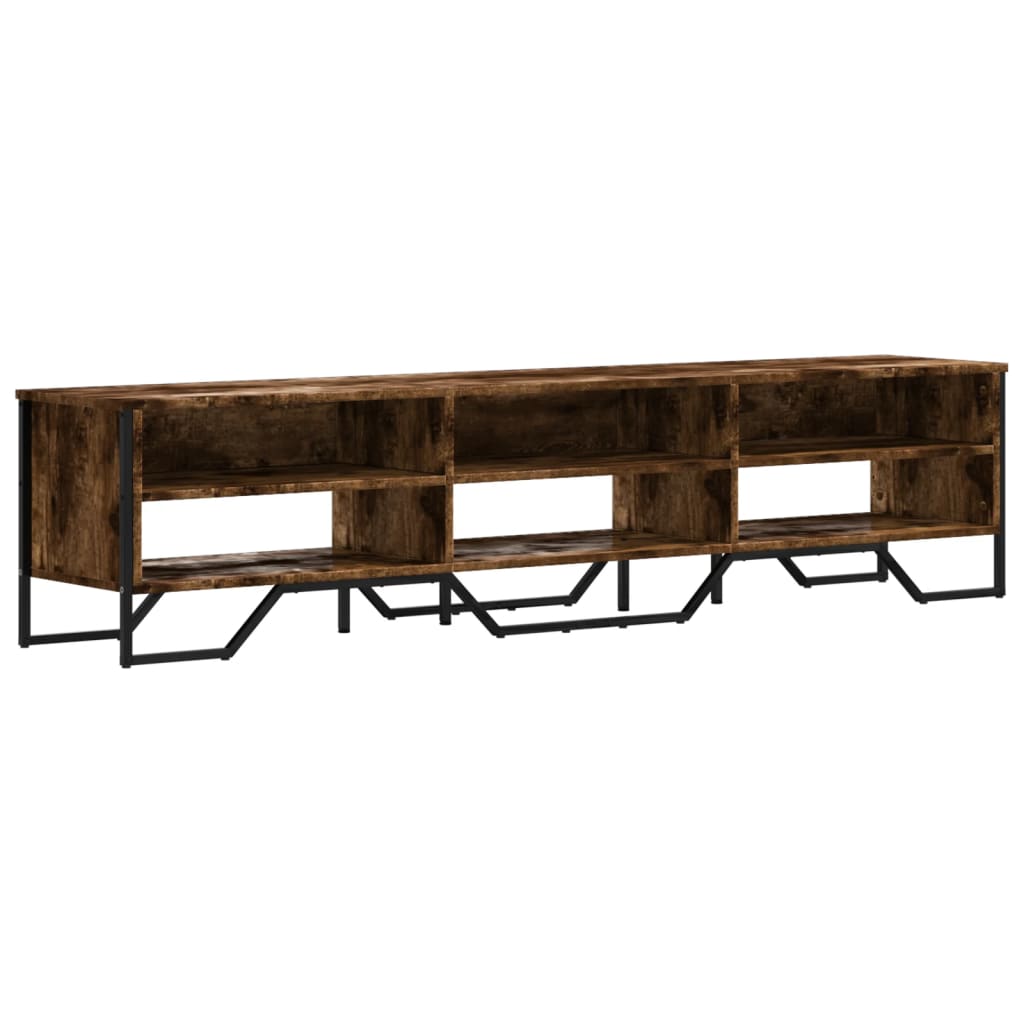Έπιπλο Τηλεόρασης Καπνιστή Δρυς 180x34x41 εκ. Επεξ. Ξύλο