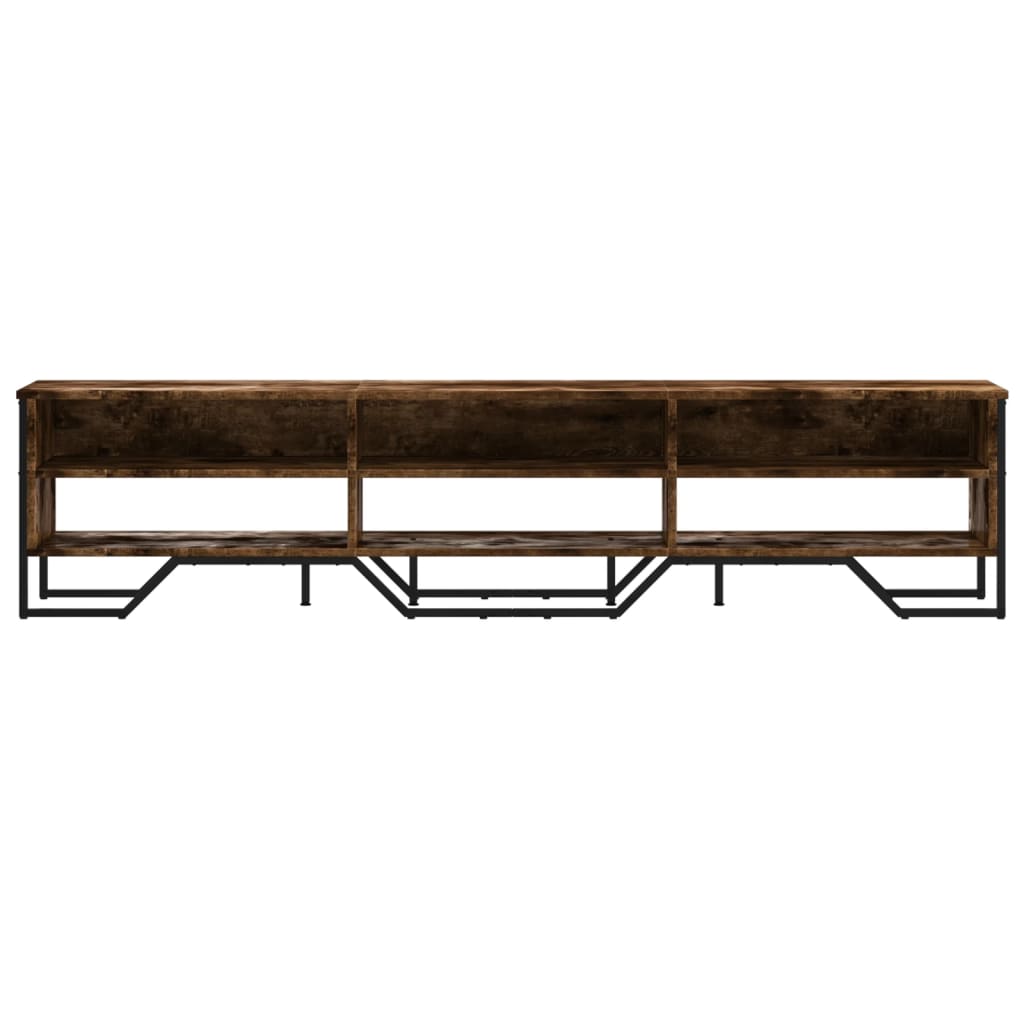 Έπιπλο Τηλεόρασης Καπνιστή Δρυς 180x34x41 εκ. Επεξ. Ξύλο