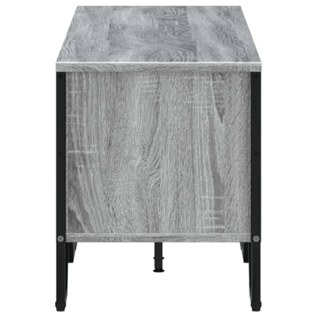 Έπιπλο Τηλεόρασης Γκρι Sonoma 180x34x41 εκ. από Επεξεργ. Ξύλο