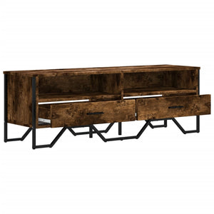 Έπιπλο Τηλεόρασης Καπνιστή Δρυς 122x34x41εκ. Επεξεργασμένο Ξύλο