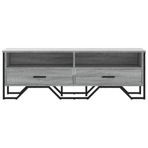 Έπιπλο Τηλεόρασης Γκρι Sonoma 122x34x41 εκ. από Επεξεργ. Ξύλο