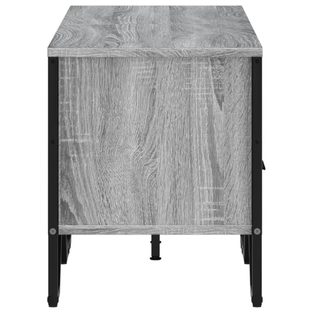 Έπιπλο Τηλεόρασης Γκρι Sonoma 122x34x41 εκ. από Επεξεργ. Ξύλο