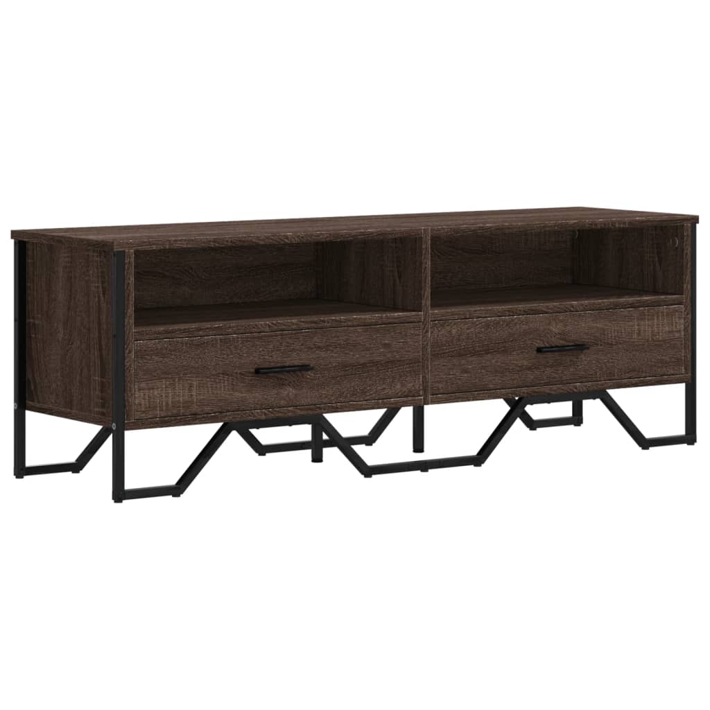 Έπιπλο Τηλεόρασης Καπνιστή Δρυς 122x34x41εκ. Επεξεργασμένο Ξύλο