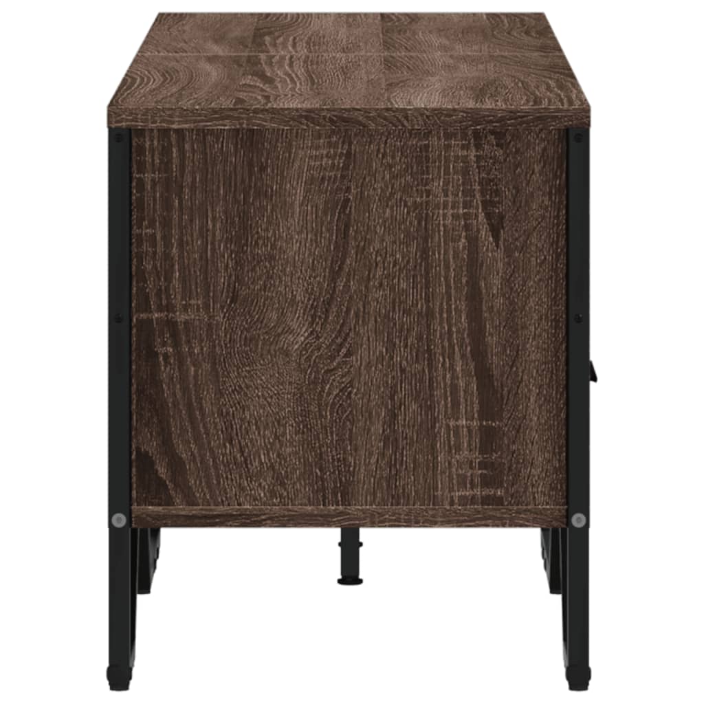 Έπιπλο Τηλεόρασης Καπνιστή Δρυς 122x34x41εκ. Επεξεργασμένο Ξύλο