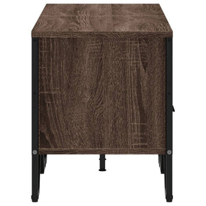 Έπιπλο Τηλεόρασης Καπνιστή Δρυς 122x34x41εκ. Επεξεργασμένο Ξύλο