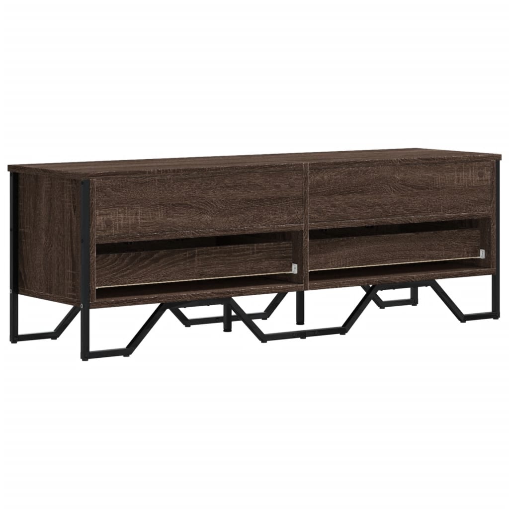 Έπιπλο Τηλεόρασης Καπνιστή Δρυς 122x34x41εκ. Επεξεργασμένο Ξύλο
