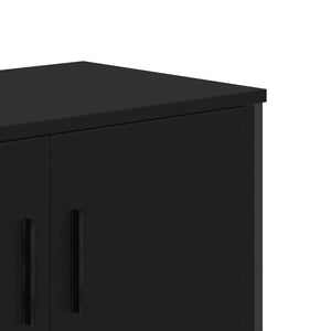 Έπιπλο Τηλεόρασης Μαύρο 122 x 34 x 41 εκ. Επεξεργασμένο Ξύλο