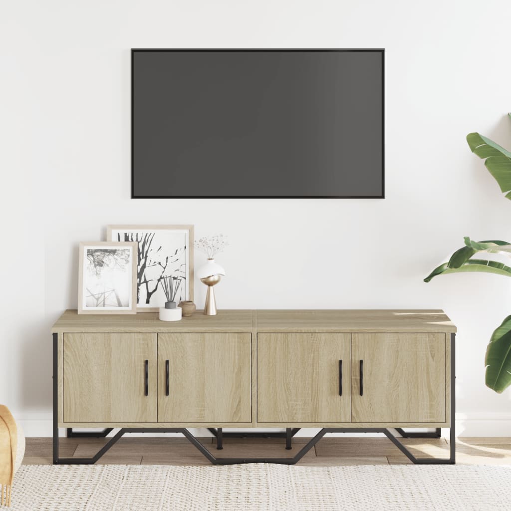 Έπιπλο Τηλεόρασης Sonoma Δρυς 122x34x41 εκ. Επεξεργασμένο Ξύλο