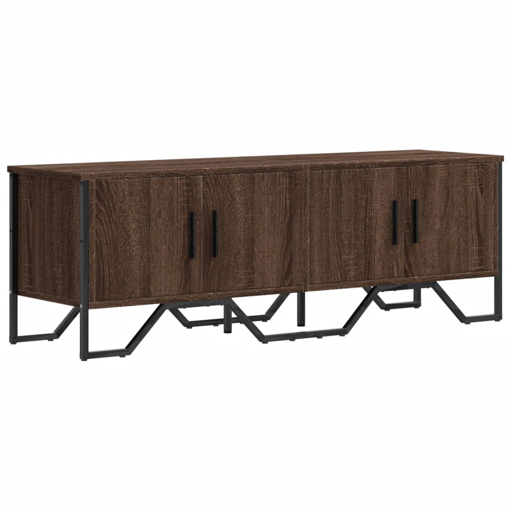 Έπιπλο Τηλεόρασης Καπνιστή Δρυς 122x34x41εκ. Επεξεργασμένο Ξύλο