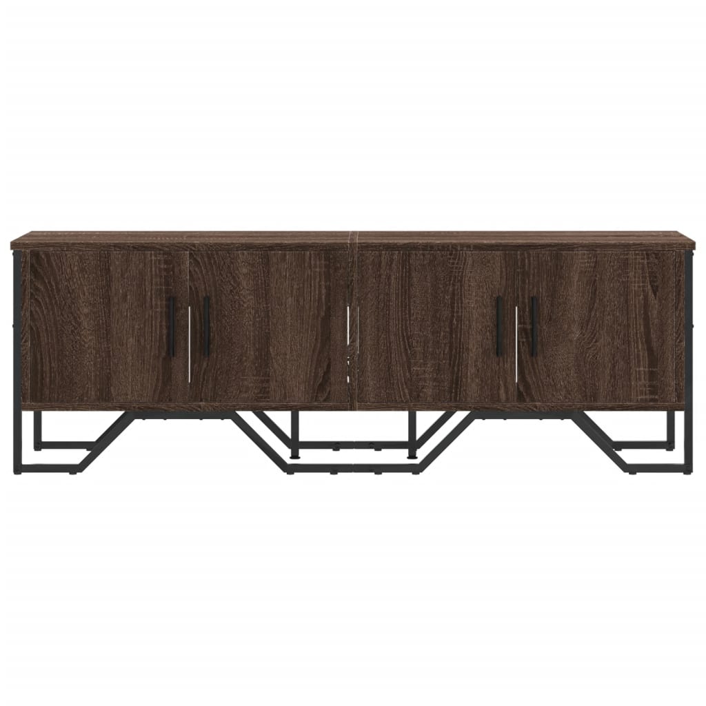 Έπιπλο Τηλεόρασης Καπνιστή Δρυς 122x34x41εκ. Επεξεργασμένο Ξύλο