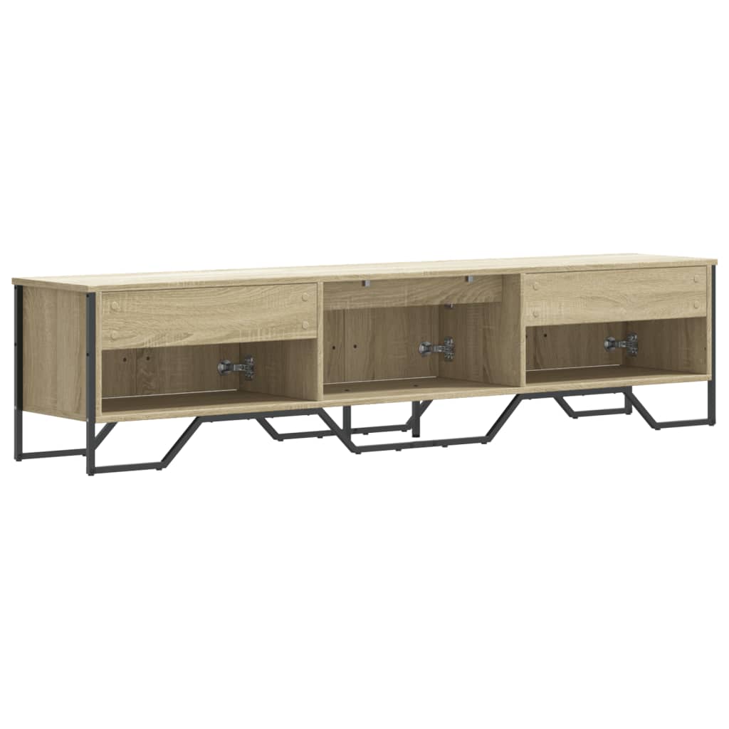 Έπιπλο Τηλεόρασης Sonoma Δρυς 180x34x41 εκ. Επεξεργασμένο Ξύλο - Pakobazaar