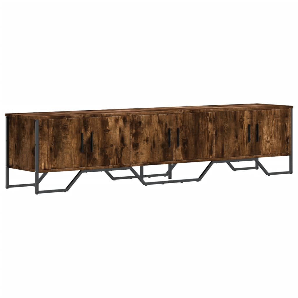 Έπιπλο Τηλεόρασης Καπνιστή Δρυς 180x34x41 εκ. Επεξ. Ξύλο