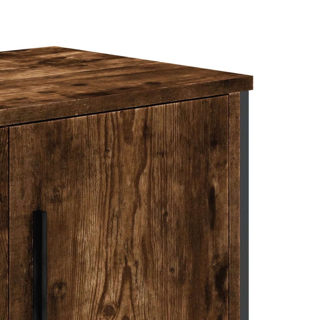 Έπιπλο Τηλεόρασης Καπνιστή Δρυς 180x34x41 εκ. Επεξ. Ξύλο