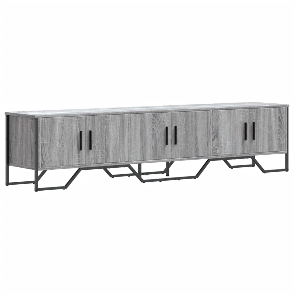 Έπιπλο Τηλεόρασης Γκρι Sonoma 180x34x41 εκ. από Επεξεργ. Ξύλο - Pakobazaar