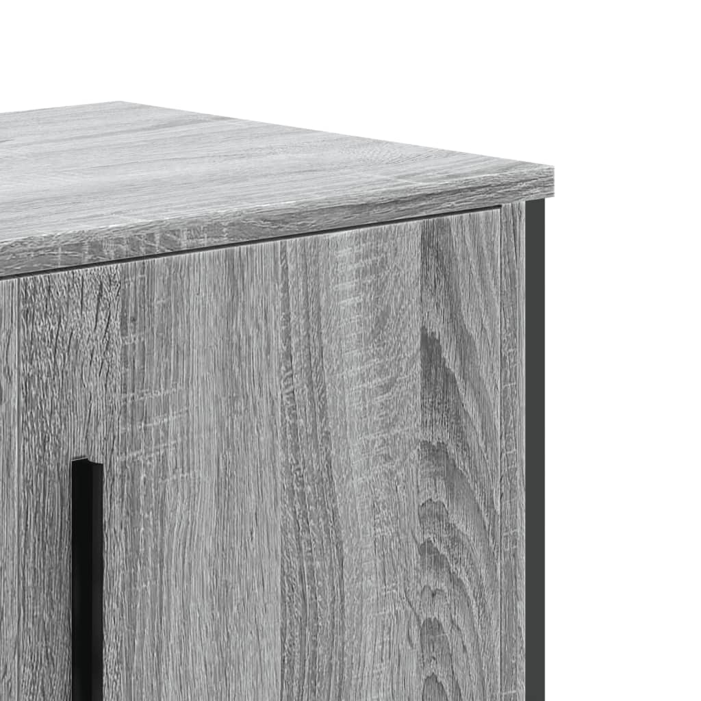 Έπιπλο Τηλεόρασης Γκρι Sonoma 180x34x41 εκ. από Επεξεργ. Ξύλο - Pakobazaar