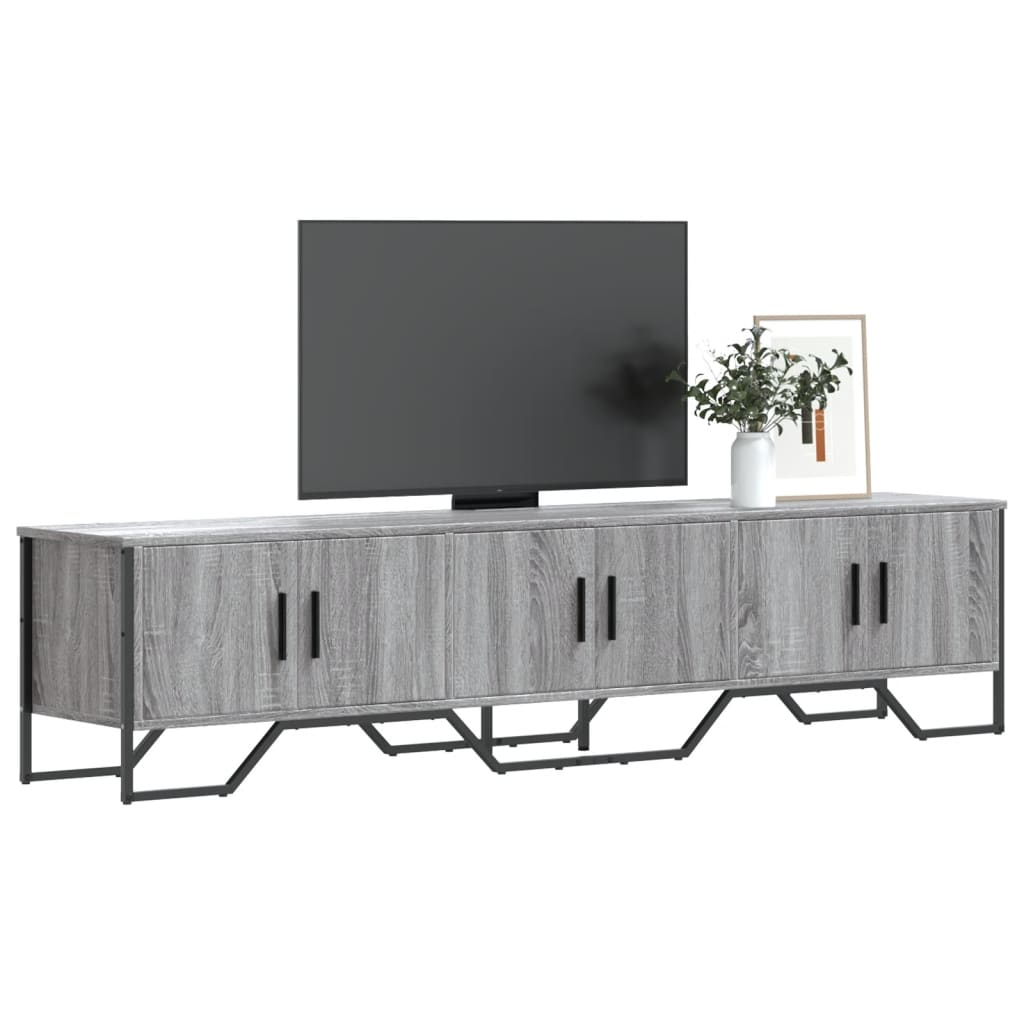 Έπιπλο Τηλεόρασης Γκρι Sonoma 180x34x41 εκ. από Επεξεργ. Ξύλο - Pakobazaar