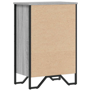 Βιβλιοθήκη Γκρι Sonoma 50x31x74,5 εκ. από Επεξεργ. Ξύλο