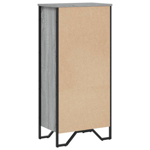Βιβλιοθήκη Γκρι Sonoma 50x31x106 εκ. από Επεξεργ. Ξύλο - Pakobazaar