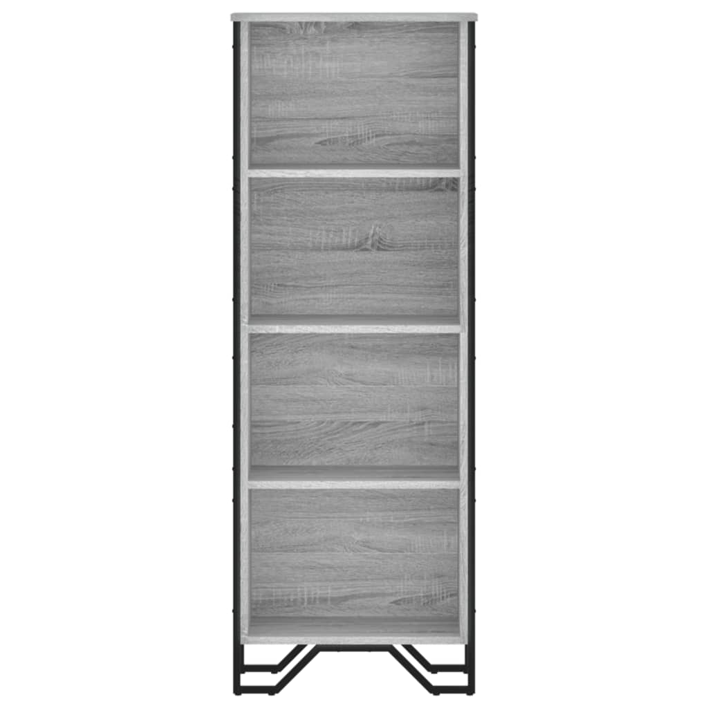 Βιβλιοθήκη Γκρι Sonoma 50x31x137,5 εκ. από Επεξεργ. Ξύλο