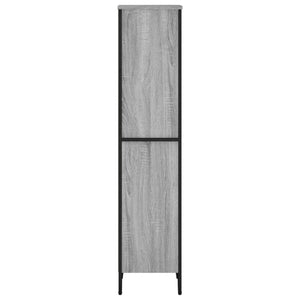 Βιβλιοθήκη Γκρι Sonoma 50x31x137,5 εκ. από Επεξεργ. Ξύλο