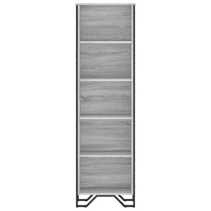 Βιβλιοθήκη Γκρι Sonoma 50x31x169 εκ. από Επεξεργ. Ξύλο