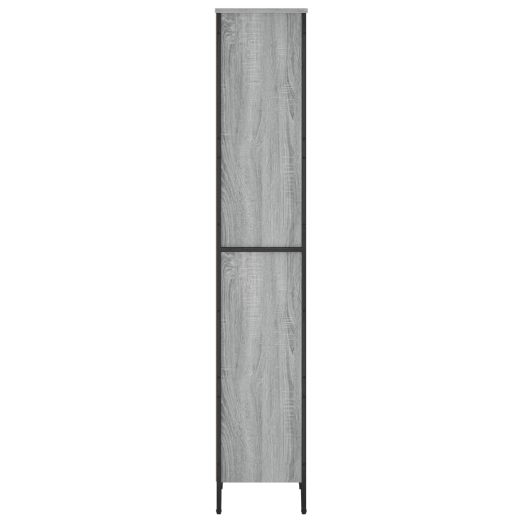Βιβλιοθήκη Γκρι Sonoma 50x31x169 εκ. από Επεξεργ. Ξύλο