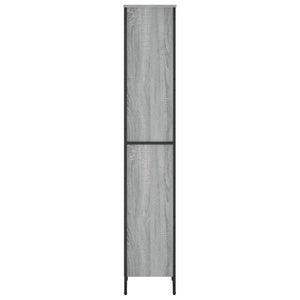 Βιβλιοθήκη Γκρι Sonoma 50x31x169 εκ. από Επεξεργ. Ξύλο