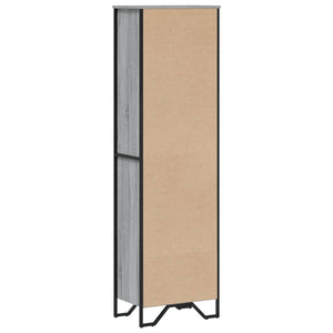 Βιβλιοθήκη Γκρι Sonoma 50x31x169 εκ. από Επεξεργ. Ξύλο