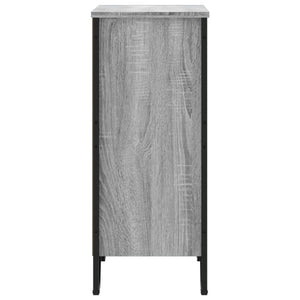 Βιβλιοθήκη Γκρι Sonoma 80x31x74,5 εκ. από Επεξεργ. Ξύλο