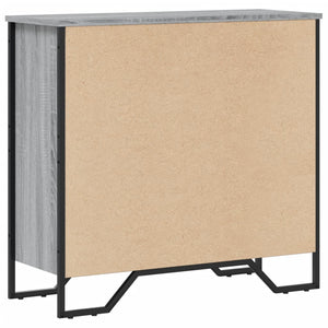 Βιβλιοθήκη Γκρι Sonoma 80x31x74,5 εκ. από Επεξεργ. Ξύλο