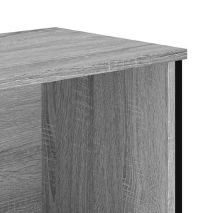 Βιβλιοθήκη Γκρι Sonoma 80x31x74,5 εκ. από Επεξεργ. Ξύλο