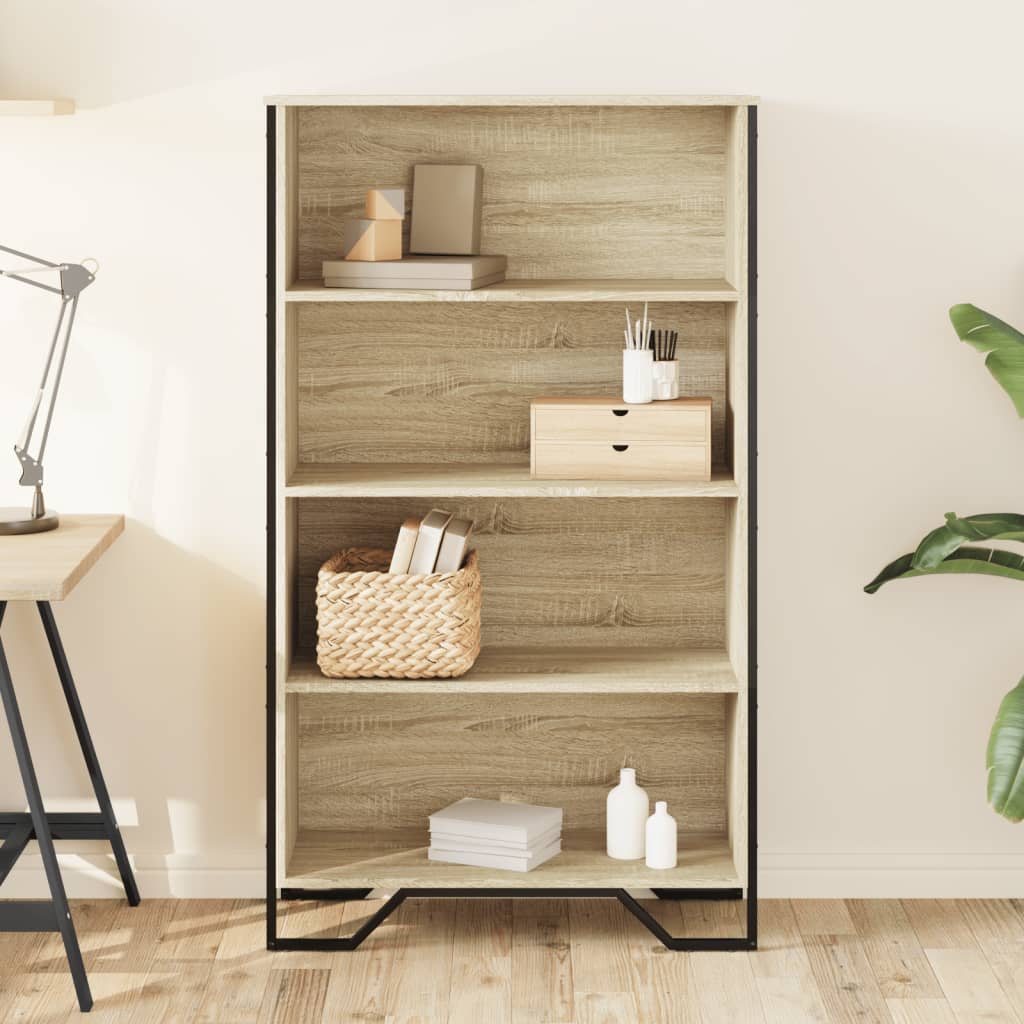 Βιβλιοθήκη Sonoma Δρυς 80x31x137,5 εκ. από Επεξεργασμένο Ξύλο