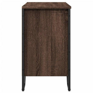 Ντουλάπι Νιπτήρα Μπάνιου Καφέ Δρυς 60x35x60 εκ. Επεξ. Ξύλο - Pakobazaar