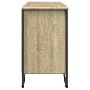 Ντουλάπι Νιπτήρα Μπάνιου Sonoma Δρυς 91x35x60 εκ. Επεξ. Ξύλο - Pakobazaar