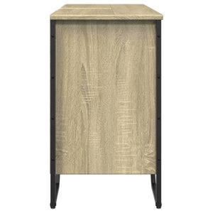 Ντουλάπι Νιπτήρα Μπάνιου Sonoma Δρυς 91x35x60 εκ. Επεξ. Ξύλο
