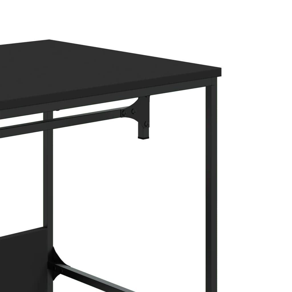 Ντουλάπα Μαύρη 90 x 50 x 180 εκ. από Επεξ. Ξύλο - Pakobazaar