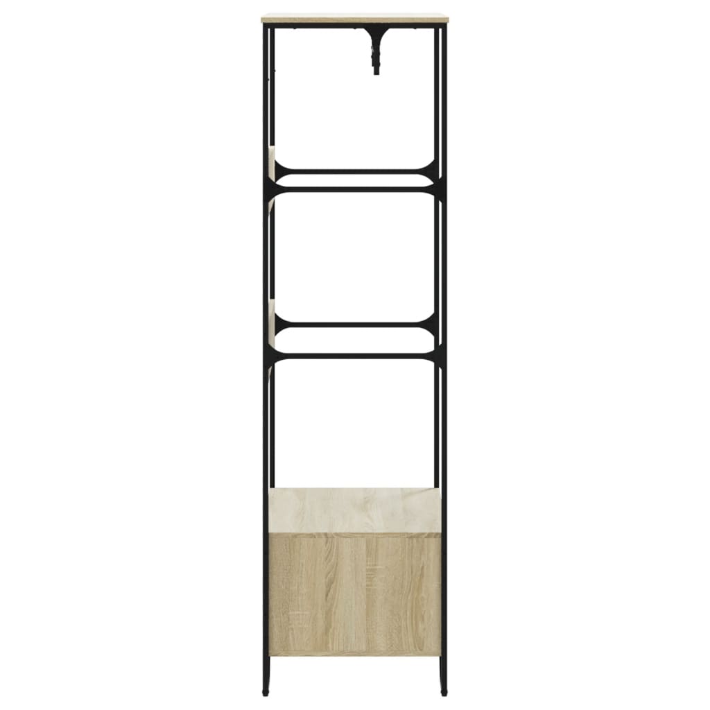 Ντουλάπα Sonoma Δρυς 90x50x180 εκ. από Επεξεργασμένο Ξύλο - Pakobazaar