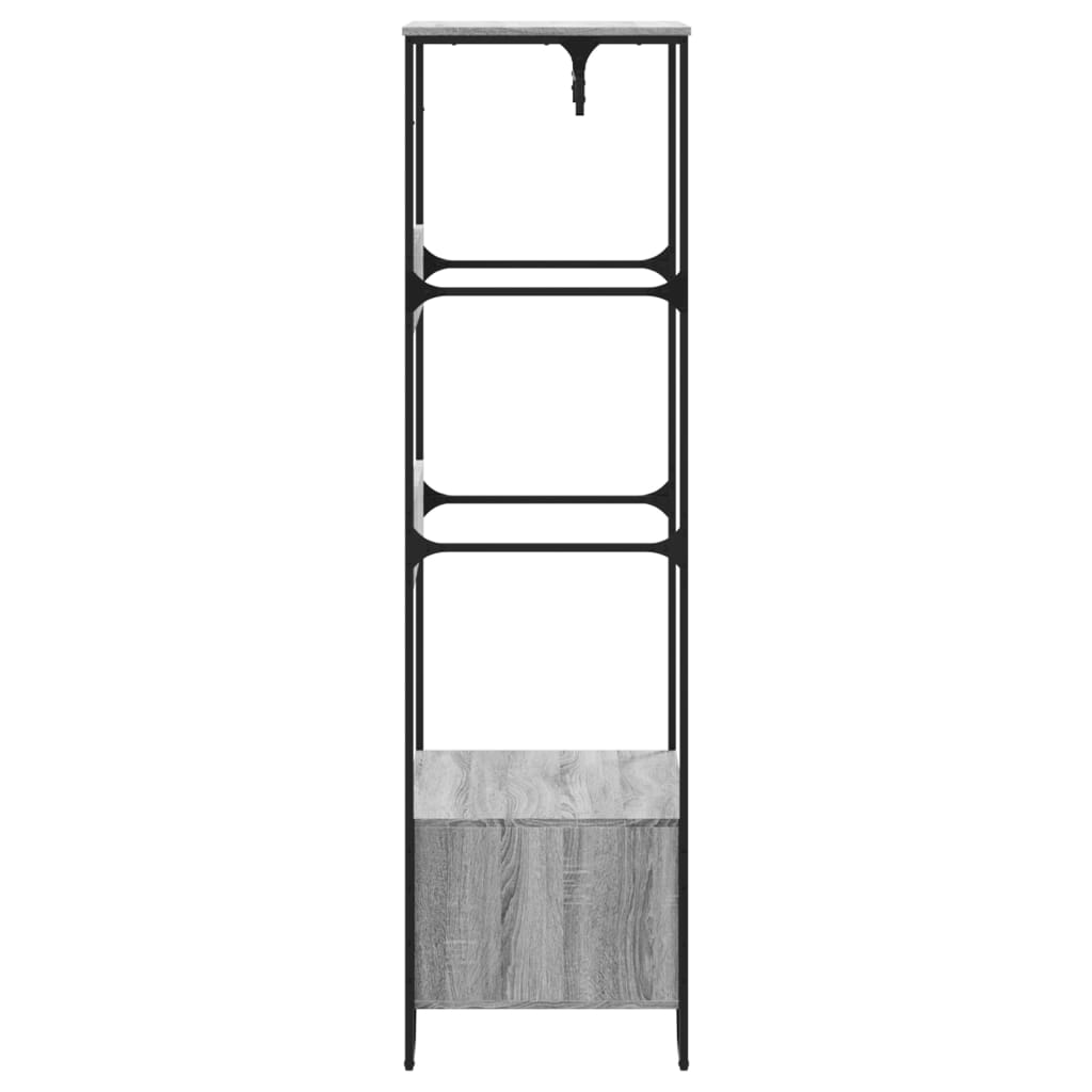 Ντουλάπα Γκρι Sonoma 90x50x180 εκ. από Επεξεργασμένο Ξύλο