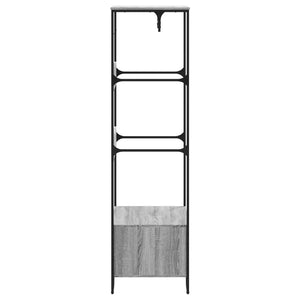 Ντουλάπα Γκρι Sonoma 90x50x180 εκ. από Επεξεργασμένο Ξύλο
