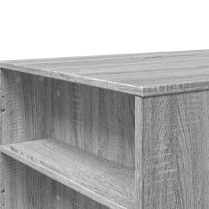 Τραπεζάκι Σαλονιού Γκρι Sonoma 102x55x42 εκ. Επεξεργασμένο Ξύλο - Pakobazaar