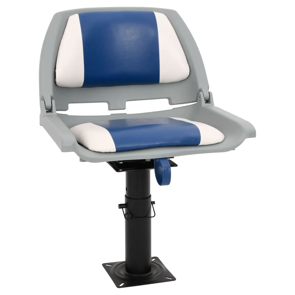 Καθίσματα Σκάφους με Ορθοστάτη Ρυθμ. Ύψος 360° Περιστροφή - Pakobazaar