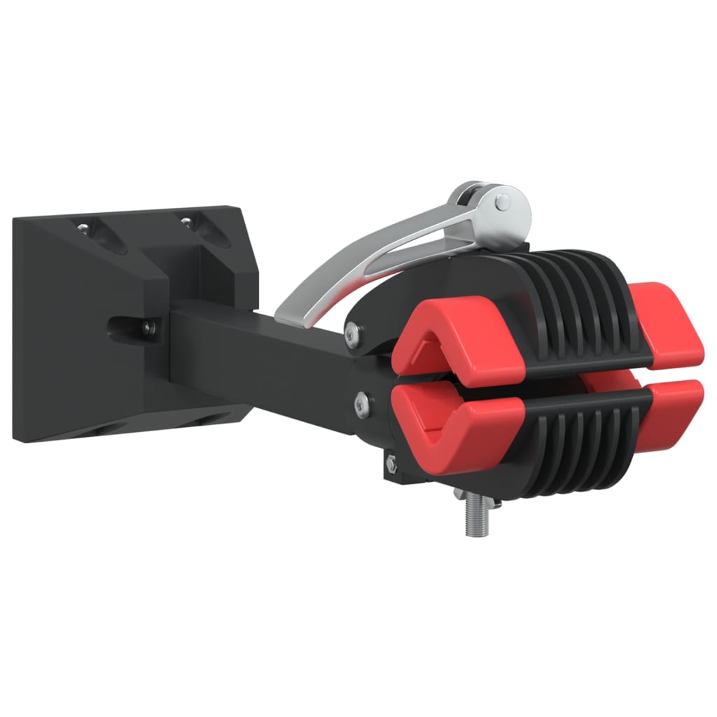 Βάση Επισκευής Ποδηλάτων Επιτοίχια Κόκκινη/Μαύρη Ατσάλινη