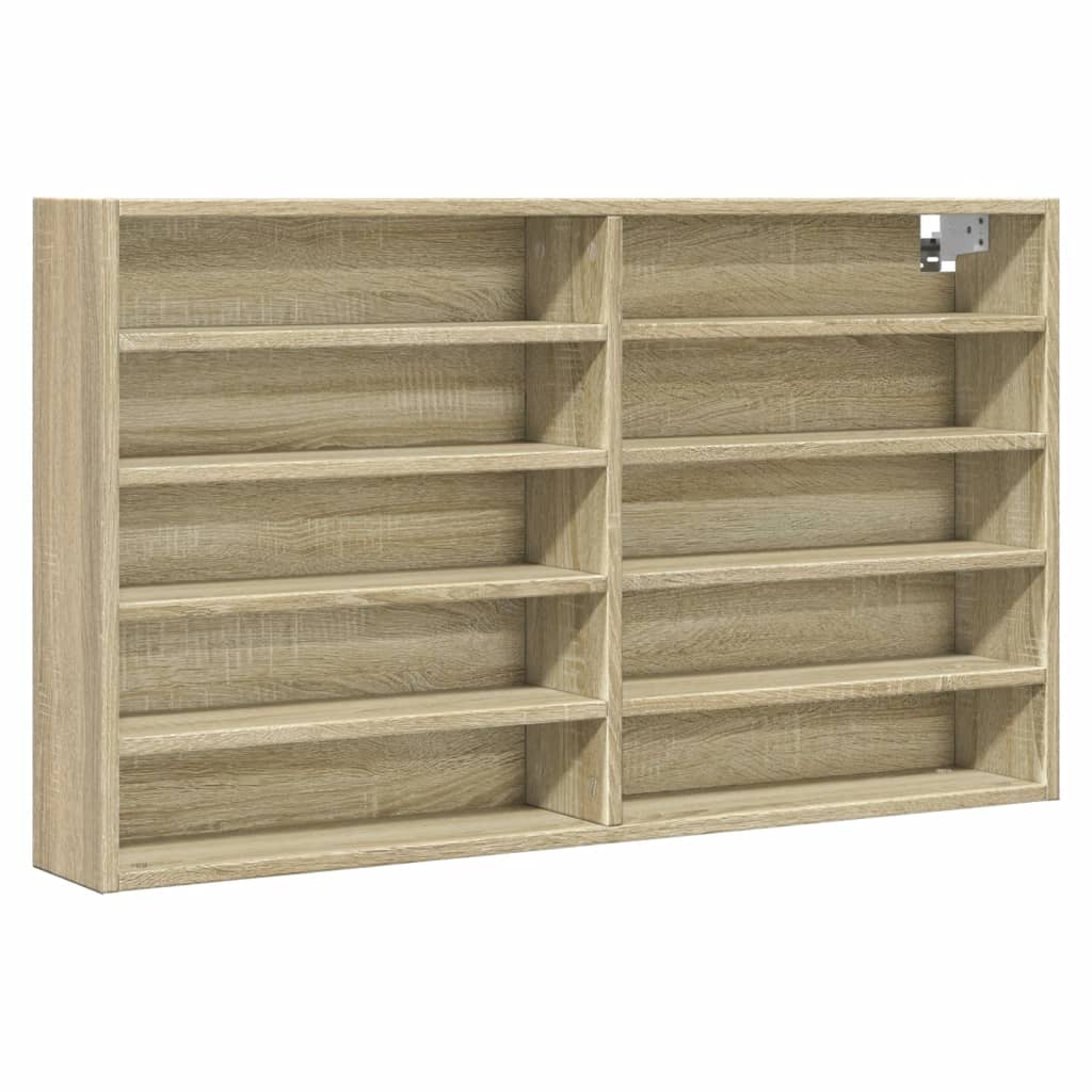 Βιτρίνα Χρώμα Sonoma Δρυς 100x15x58 εκ. από Επεξεργασμένο Ξύλο - Pakobazaar