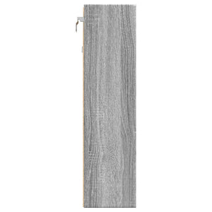 Βιτρίνα Γκρι Sonoma 100x15x58 εκ. από Επεξεργασμένο Ξύλο