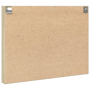 Βιτρίνα Χρώμα Sonoma Δρυς 100x8,5x75 εκ. από Επεξεργασμένο Ξύλο