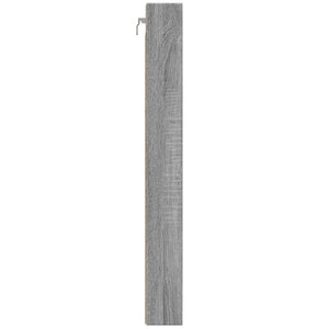 Βιτρίνα Γκρι Sonoma 100x8,5x75 εκ. από Επεξεργασμένο Ξύλο