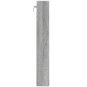 Βιτρίνα Γκρι Sonoma 100x8,5x58 εκ. από Επεξεργασμένο Ξύλο