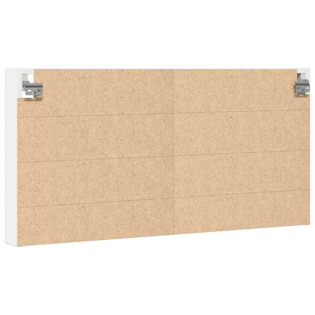 Ραφιέρα Λευκή 100x8,5x50 εκ. από Επεξεργασμένο Ξύλο - Pakobazaar